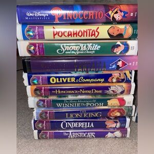 Disney vhs tapes set of 10